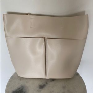 Neiman Marcus tote bag cream white